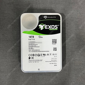 [판매] Seagate Exos X18 7200/256M (ST18000NM000J, 18TB)