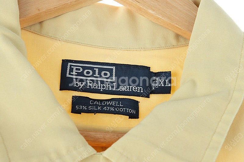(XL-XXL) 폴로 랄프로렌 반팔셔츠 남방 연노랑 면...--3