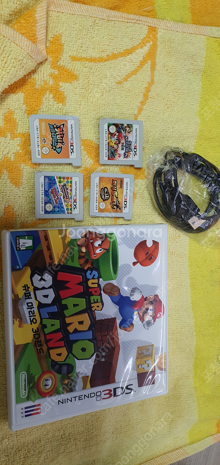 3ds dsi 충전기 랑 3ds팩 5개 묶어서 팔아요....--1