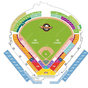 7월 13일 토요일 LG 트윈스 vs 한화 이글스 3루 내야지정석 2연석