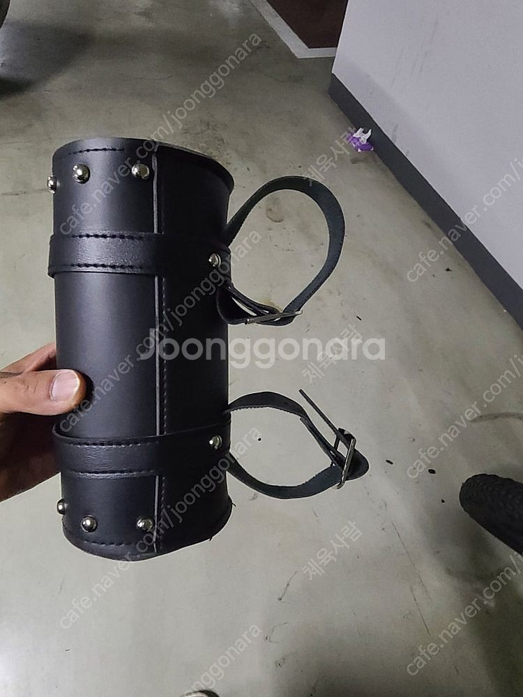 자전거 가죽가방 포크가방 팝니다--1