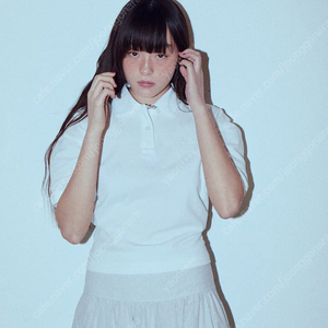 The Aperture 디애퍼처 Summer Polo Top White (TA4442A011)