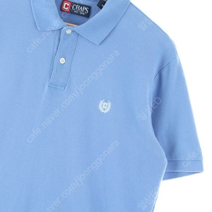 (M) 브랜드빈티지 반팔 카라 티셔츠 챕스 블루 면 올드스쿨