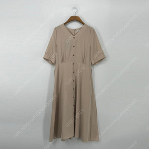 MIXXO 미쏘 반소매 리본 원피스 (M size / BEIGE)