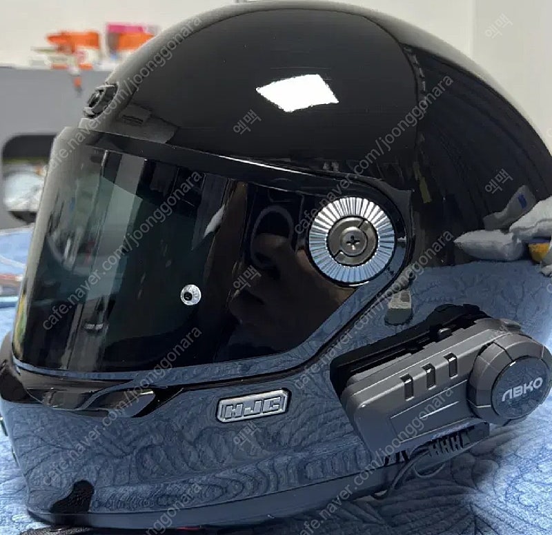 홍진 v10 헬멧 유광블랙 L