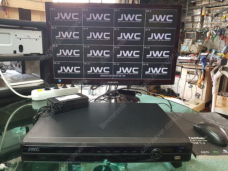 JWC녹화기JDR-5016=16채널(8채널가능,4채널가능)하드2TBX2포함=금액:23만
