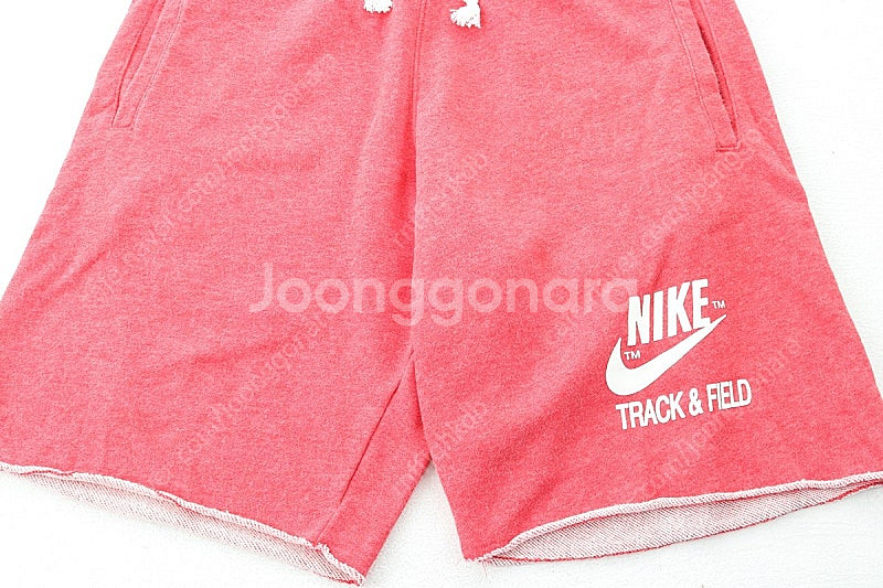 (M) 나이키 반바지 팬츠 핑크 테크팩 밴딩 한정판--3