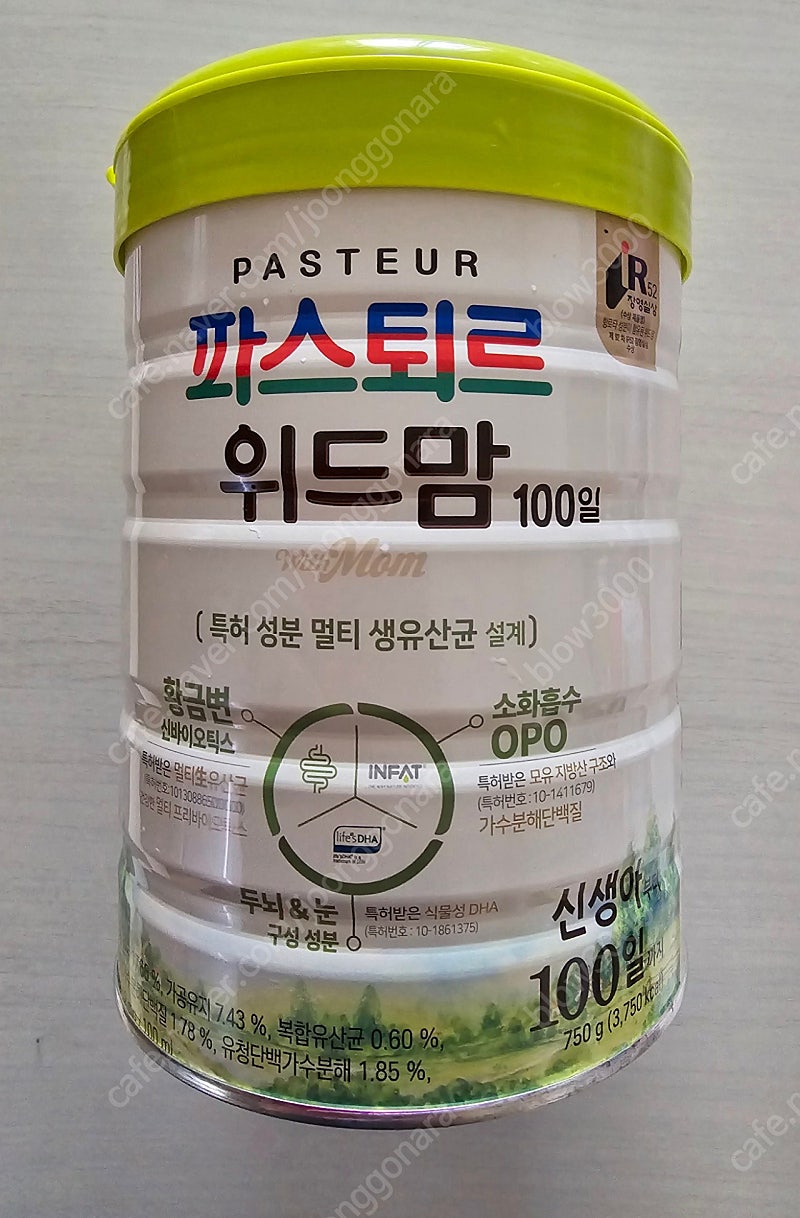 위드맘 1단계 750g 파스퇴르 생유산균 위드맘제왕 스틱분유