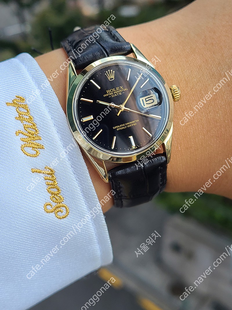 [정품] 롤렉스 오이스터퍼페츄얼 데이트 14K 골드캡 오토 빈티지 (Rolex Oyster Perpetual Date Gold-Capped Vintage)