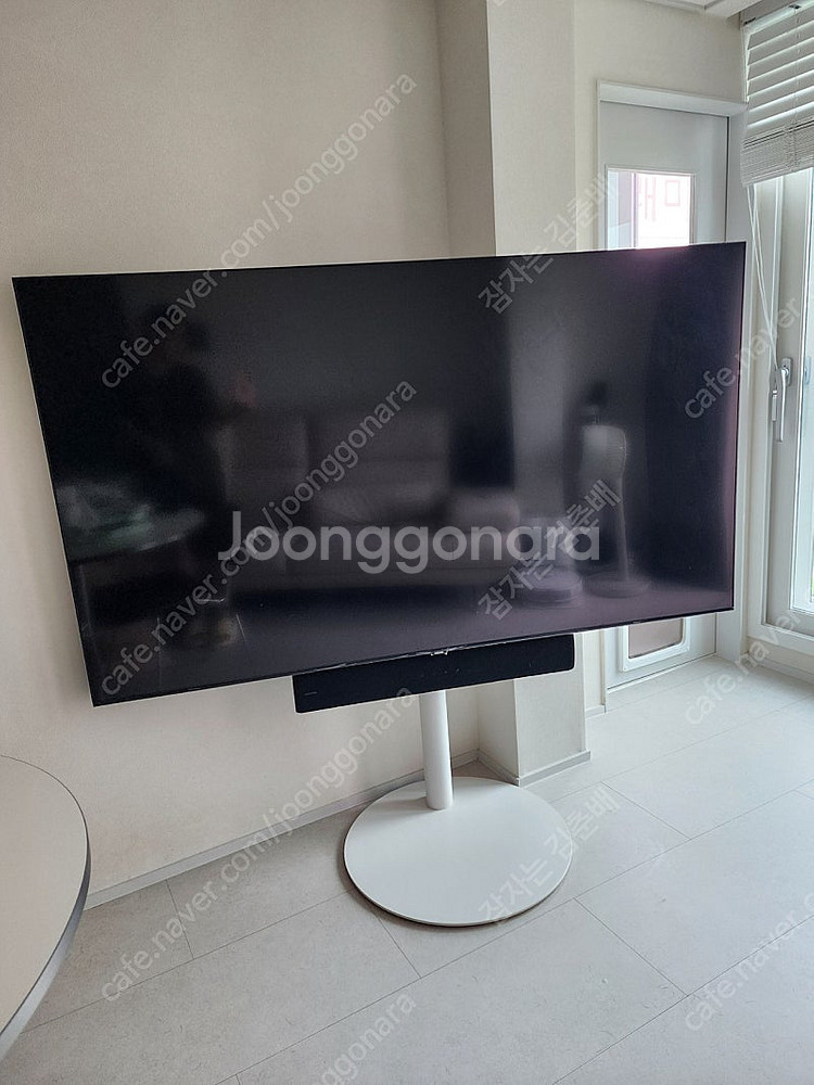 삼성 75인치 QLED tv+사운드바+빌티니스탠드--0