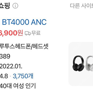 브리츠 무선헤드셋 BT4000ANC