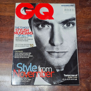 지큐 GQ 2004년 과월호 잡지 주드로