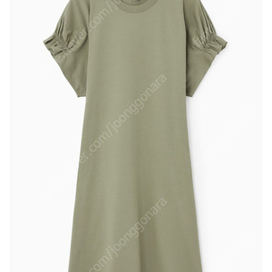 (동탄)코스 러플 슬리브 티셔츠 드레스 xs 새상품 정품 택포