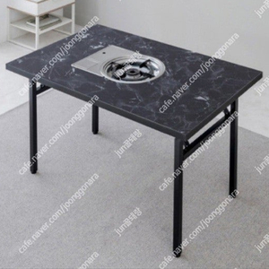 접이식테이블 불판 로스터 부탄 테이블 가스버너 (1200×750) 식탁 4~6인용 테이블 접이식 입식 부탄가스 로스타세트 #상태 깨끗함#