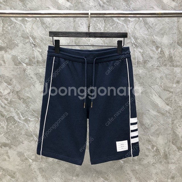 톰브라운 사선 쇼츠 밴딩 반바지 2칼라--3