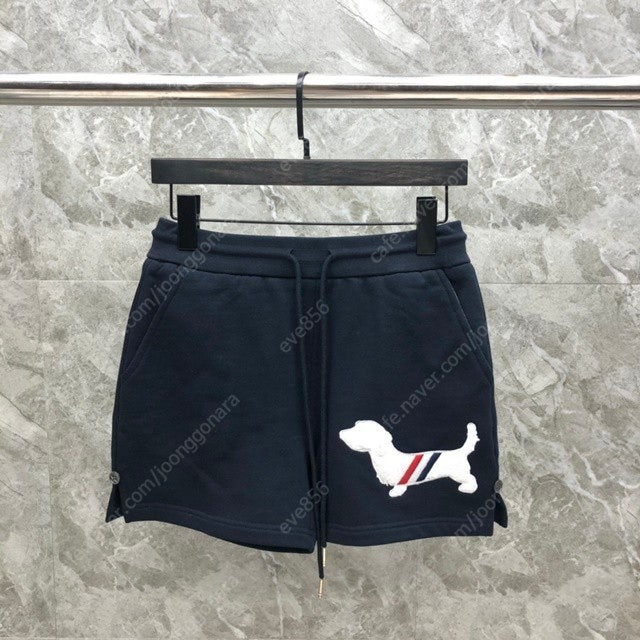 톰브라운 강아지 여성 쇼츠 밴딩 반바지 3칼라 이미지