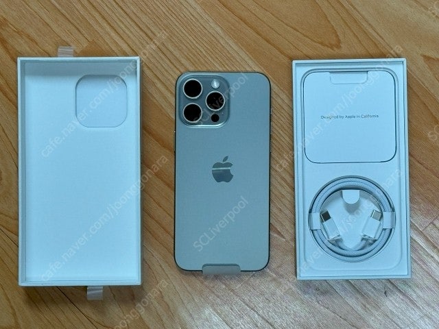 아이폰 15 프로 맥스 256G 내추럴 티타늄 리퍼 미사용 애케플