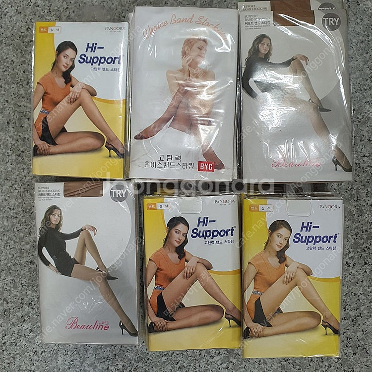 [밴드스타킹] 살색 60켤레 새상품 무료배송--0