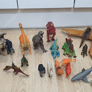 공룡 동물 상어 피규어 장난감