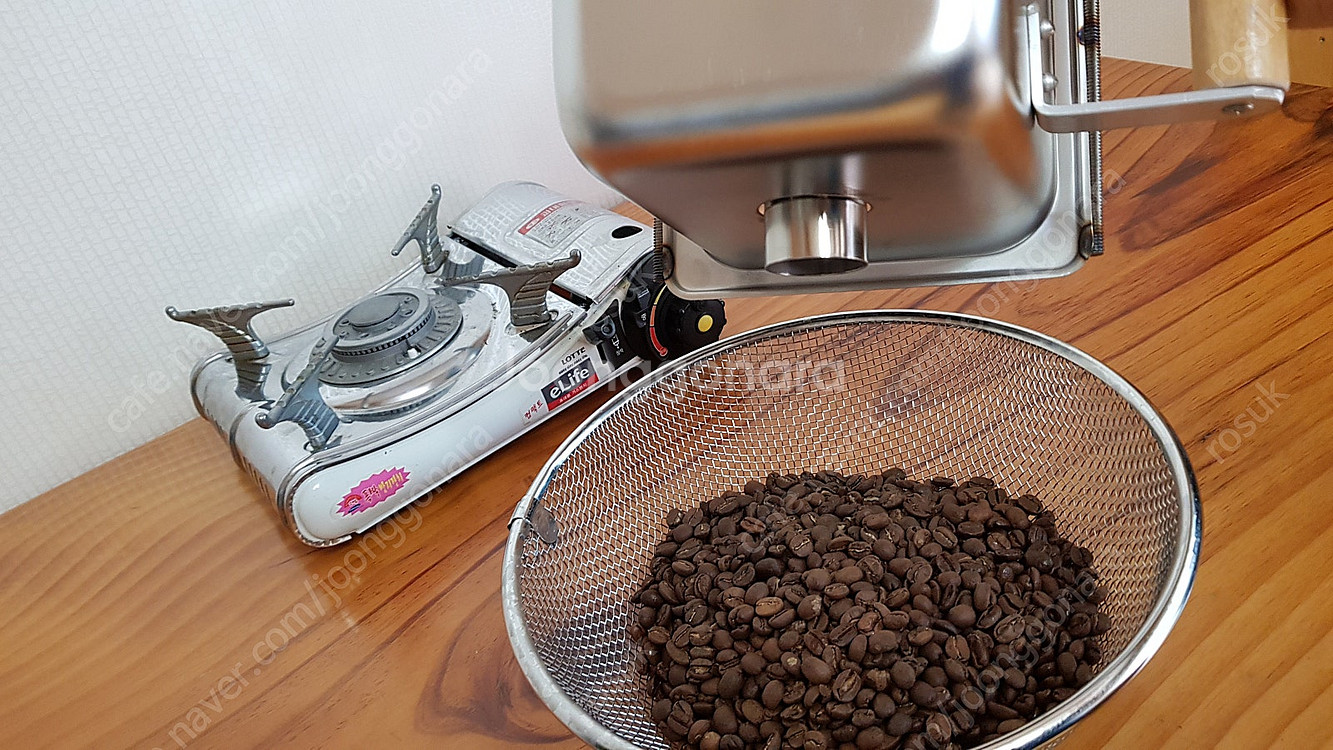 200g 통돌이 직화 커피 로스터기 수동 6만5천원 남...--5
