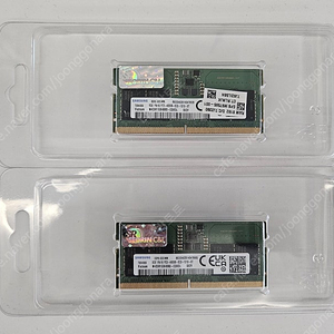 (인천) 노트북용 DDR5 삼성램 16G (8x2) 팝니다.