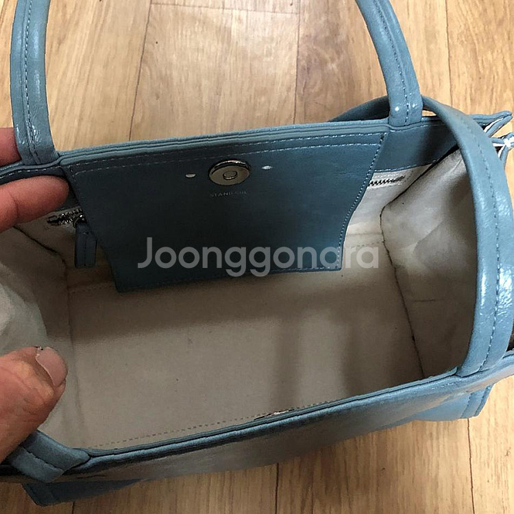 판매 스탠드오일 가죽 숄더백--6