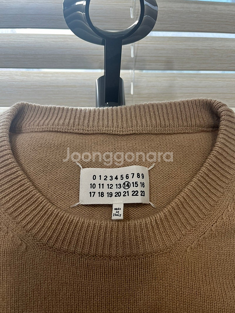 메종 마르지엘라 암 스트라이프(완장) 니트 L 사이즈--3