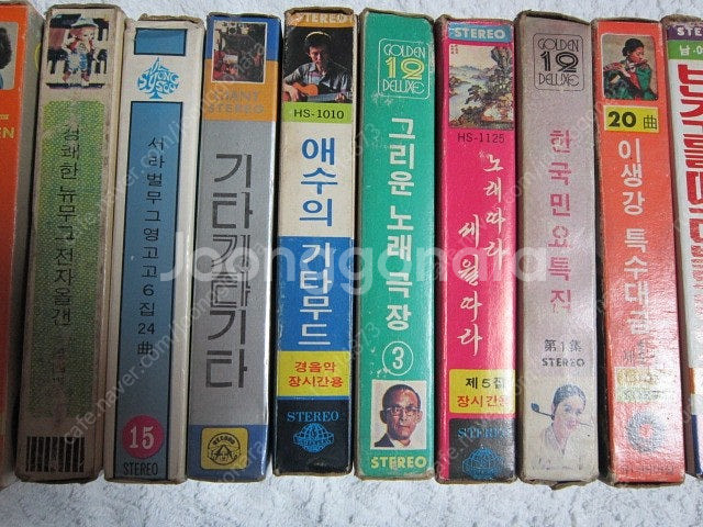 8트랙 테이프15개--1