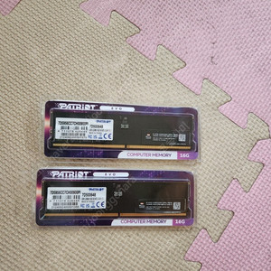 패트리어트 DDR5 16G CL46 EVO 5600MHz 하이닉스 칩 내장 PMIC 언락 2개