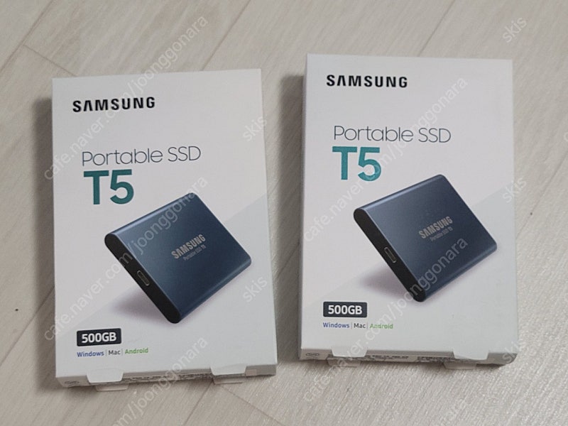 (미개봉) 삼성 외장하드 포터블 SSD T5 판매합니다