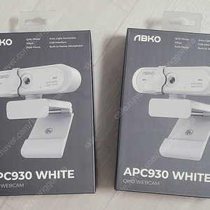 (미개봉) 앱코(abko) 웹캠 apc930 화이트