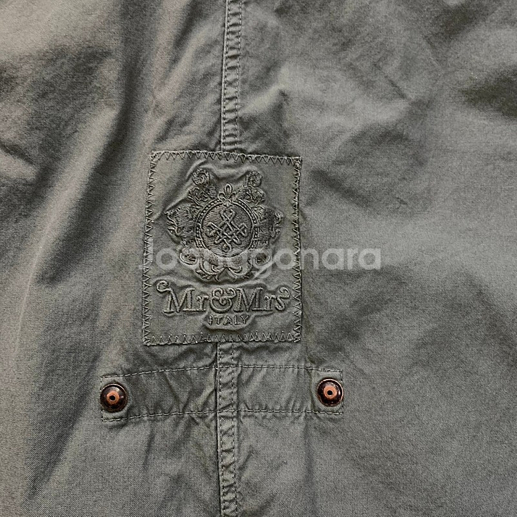 66) mr&mrs 미스터앤미세스 이태리 야상 사파리 점퍼 조끼--4