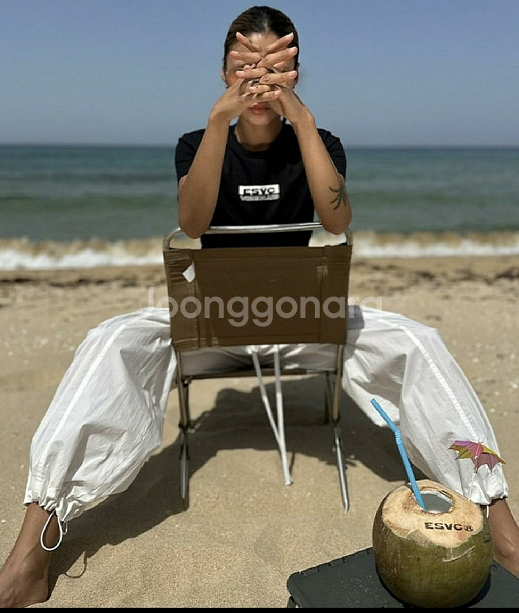[새상품] 보브(VOV) 밴딩 와이드 카고팬츠(2023...--0