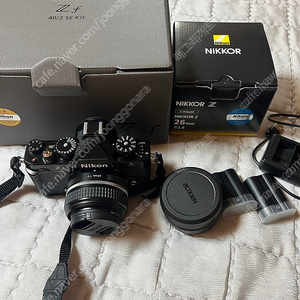 니콘 zf 바디 + z 40mm f2 렌즈 바디킷 판매합니다