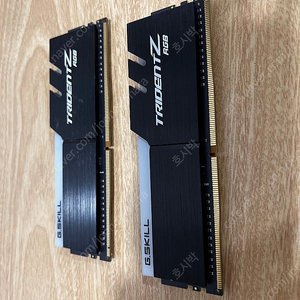 지스킬 램 16기가 2개 TridentZ rgb CL15 3000 DDR4