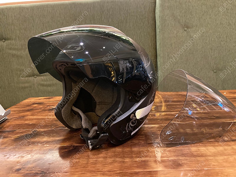HJC 홍진 ch-5 mc10 블랙 오토바이 스쿠터 헬멧