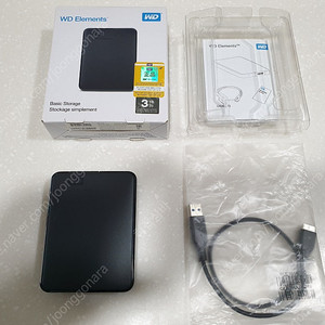WD Elements 3TB 외장하드 판매합니다.