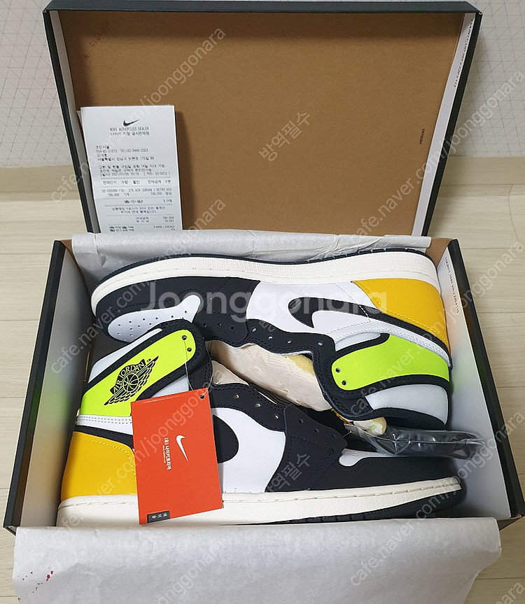 나이키 조던1 og 하이 볼트 270,275 나코 팝니다--0