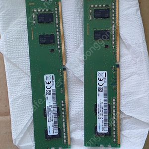 삼성전자 메모리 데스크탑용 ddr4 pc4 2666v 4GB ​ 4개 판매합니다.
