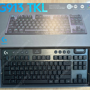 로지텍 G913 TKL 클릭키 + 지슈라1 화이트