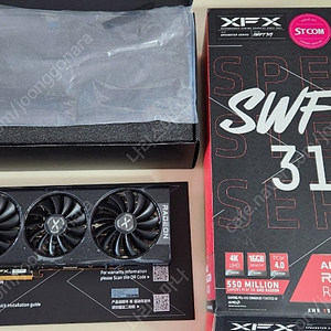 XFX 라데온 6800 SWIFT 319 D6 16GB 그래픽카드 STCOM 국내정품 무상3년