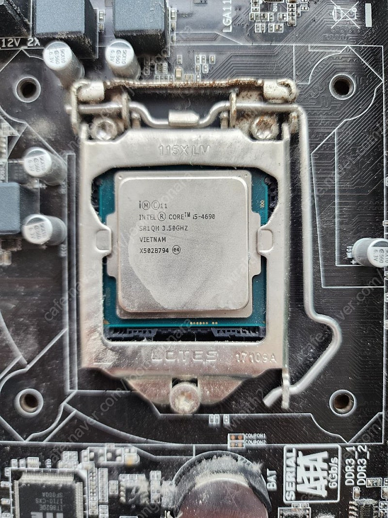 인텔 i5-4690 CPU(1.5.만원), 삼성 DDR3 4g*2개(각 5천원)