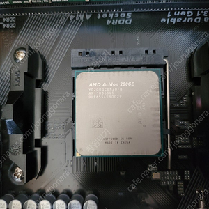 AMD 200GE CPU 내장그래픽 있음 AM4 메인보드 사용 A320 등