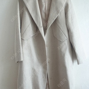 까르벵 carven 베이지 린넨코트 oversized linen coat 까르뱅