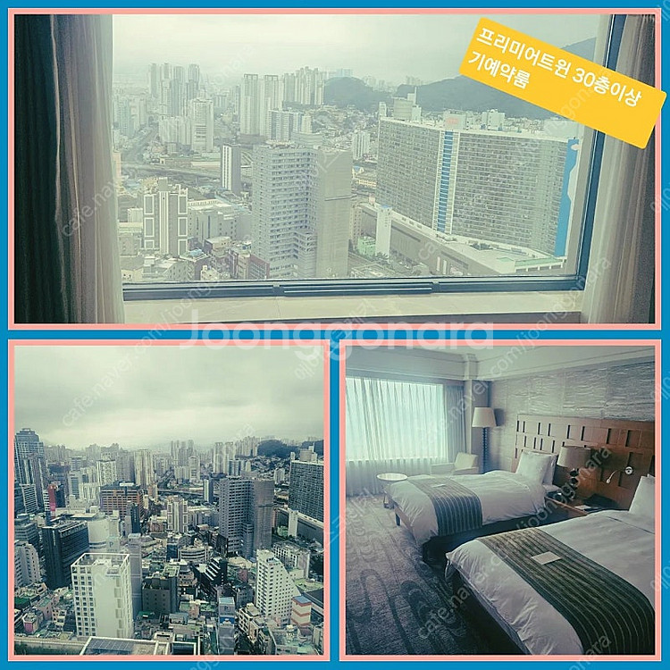 롯데호텔부산. 7/14(일).프리미어룸. 야외스파:체크...--1