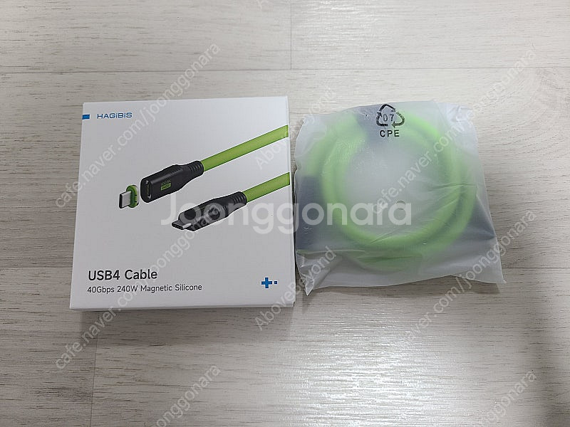 하기비스 USB4 40Gbps 240W 마그네틱 케이블...--0