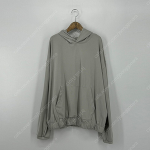 ZARA 자라 밴딩 시보리 후드 티셔츠 (L size / GRAY)