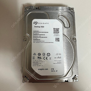 씨게이트 HDD 2TB 팝니다.