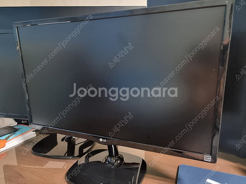 lg 24인치 fhd 모니터 두대--0