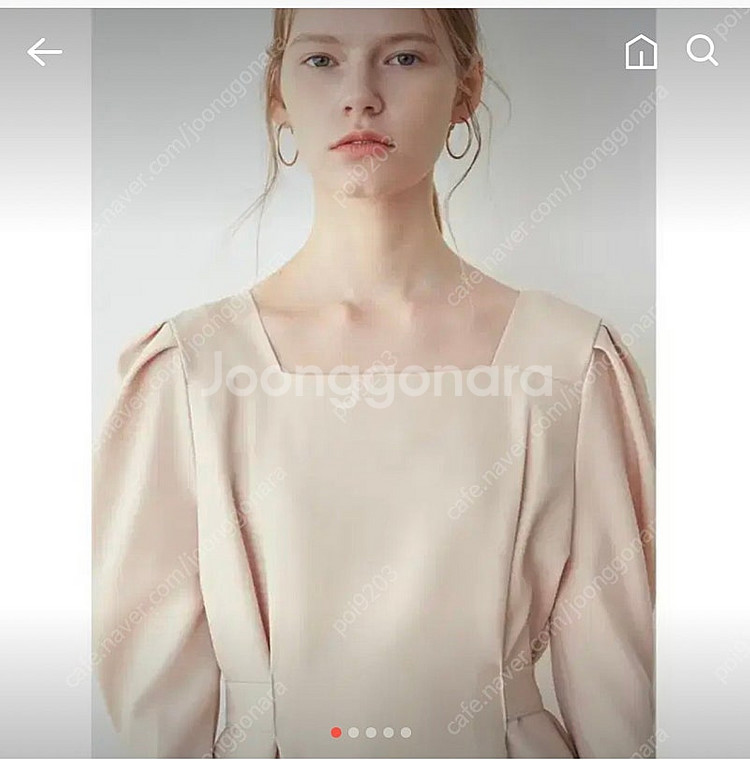 닉앤니콜 스퀘어넥 원피스--0